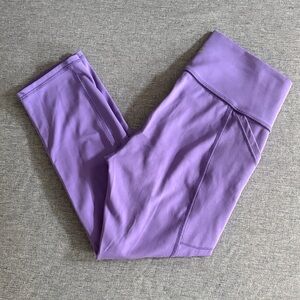 All in Motion Lavender Capri Leggings - L 10/12